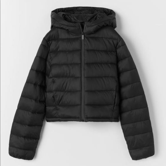 Zara Kids Short Lightweight Puffer Jacket